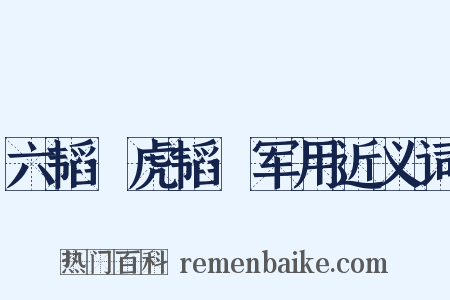 六韬·虎韬·军用近义词是什么意思的图片